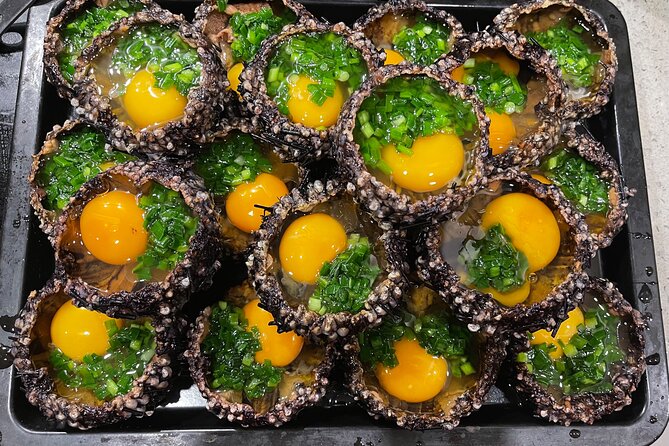 Saigon Night Street Food and Local Craft Beer By Vespa - Savory Grilled Oysters