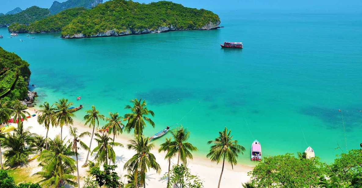 Samui: Angthong Marine Park Boat Tour W/ Transfer and Meals - Boat Cruise to Angthong