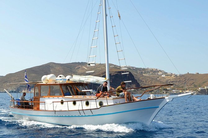 Santorini Caldera Sunset Traditional Cruise With Meal and Drinks - Cancellation Policy