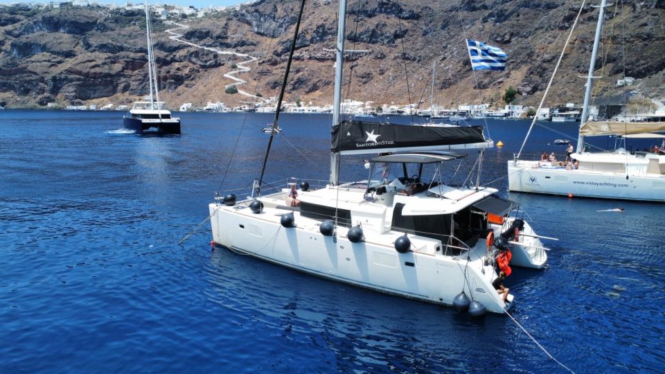 Santorini: Catamaran Cruise With Lunch, Drinks, & Oia Visit - Important Information