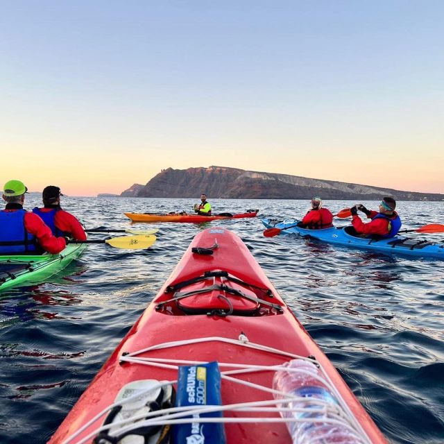 Santorini: South Sea Kayaking Tour With Sea Caves and Picnic - Snorkeling and Picnic