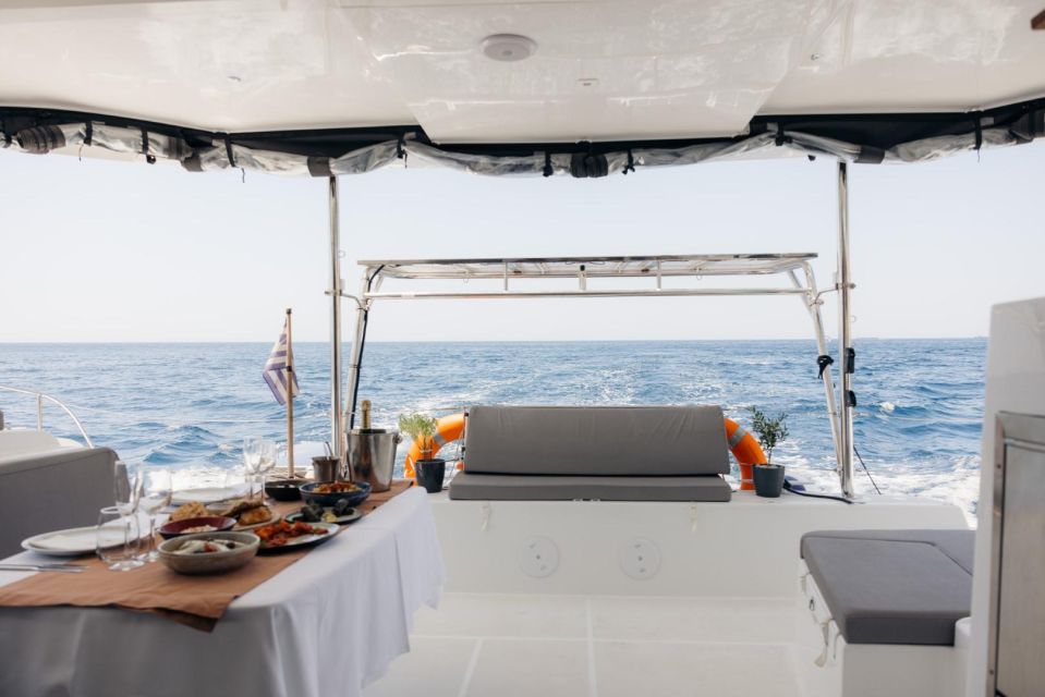 Santorini:Private Catamaran Tour With BBQ & Unlimited Drinks - Transportation and Pickup