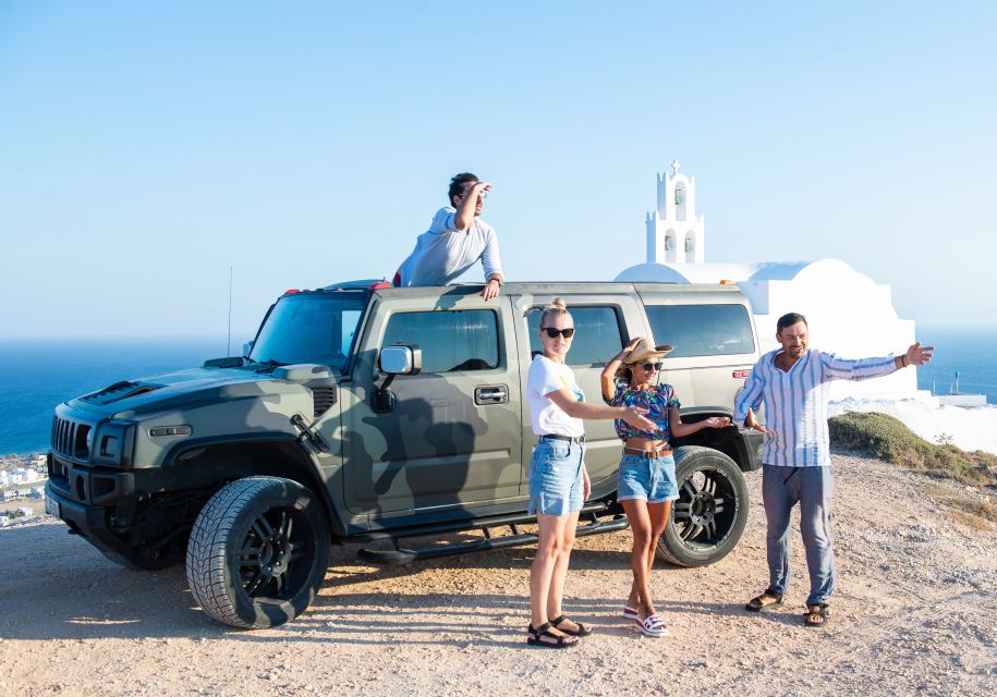 Santorinis Private HUMMER Adventures - Unique Rock Formations