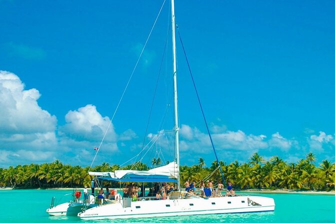 Saona Island Catamaran Adventure With Free Food and Transportation - Activities and Highlights