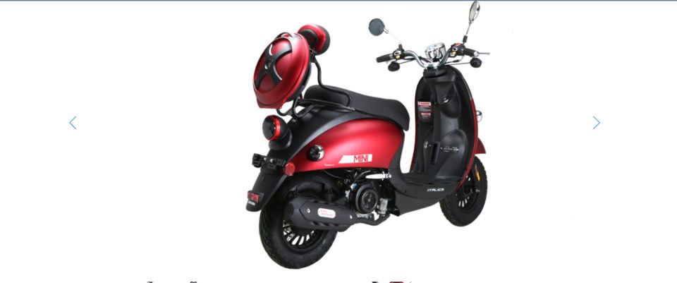 Scooter in Miami - Mid Beach - Scooter Rental Features