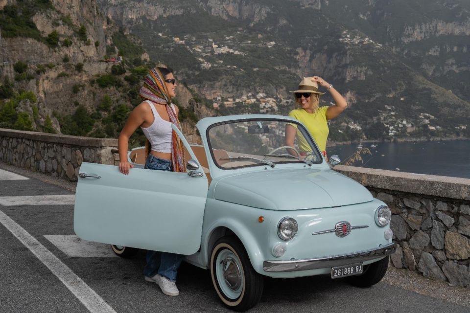 Sorrento and Amalfi Coast: Tour in Fiat 500 Spiaggina - Panoramic Vistas and Locations