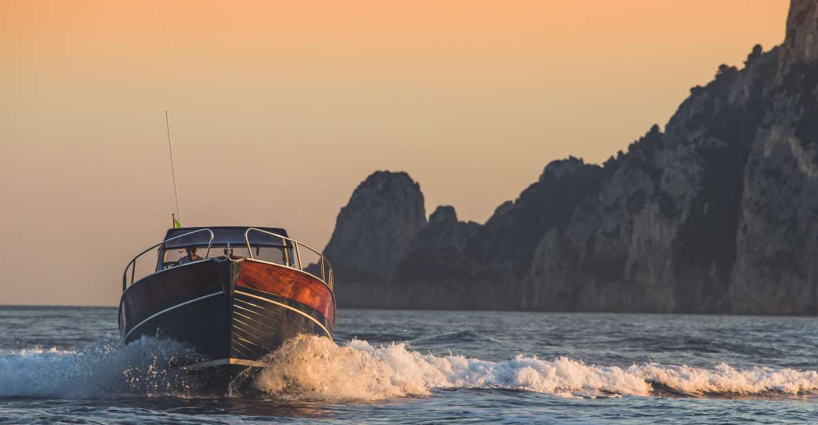 Sorrento: Sunset Coastal Boat Tour With Aperitif - Inclusions in the Tour