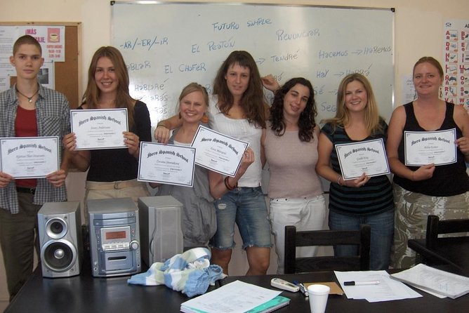 Standard Spanish Course - Group Lessons - 10 Hours per Week. - Meeting Information