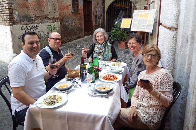 Trevi Fountain, Pantheon, and Campo Dei Fiori Market Food and Wine Tour - Logistics