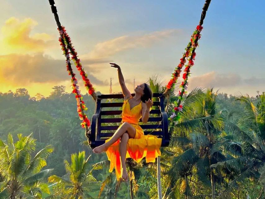 Ubud: Bali Swing, Monkey Forest, Waterfall Tour & Lunch - Exclusions