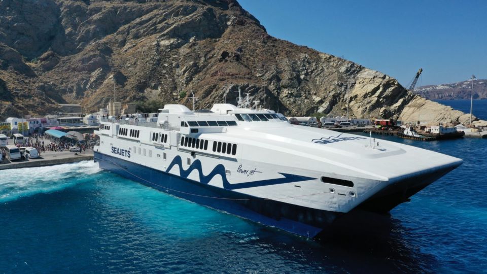 Agios Nikolaos: Santorini Guided Day Trip With Ferry Ticket - Booking and Cancellation Policies