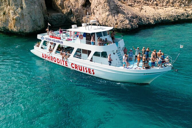 Aphrodite I Cruises Trip to Blue Lagoon & Turtle Cove - Transportation and Group Size