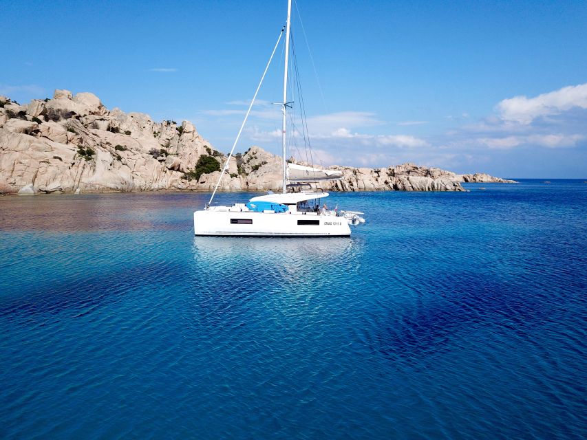 Archipelago of La Maddalena: Catamaran Tour Full Day-Lunch - Complimentary Sea Mask and SUP