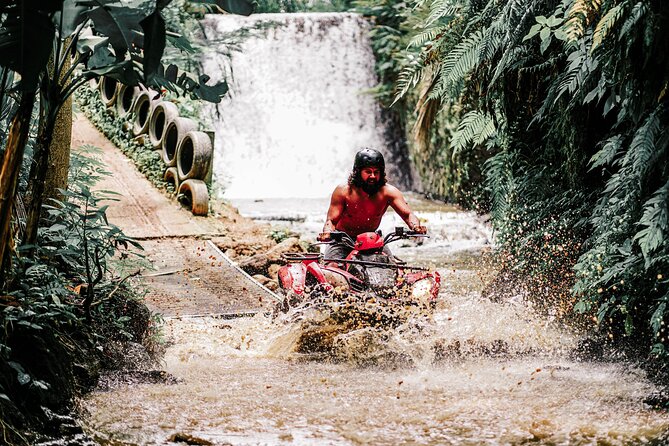 Bali ATV Through Tunnel, Jungle, Waterfall and Monkey Forest Tour - Quad Bike Experience