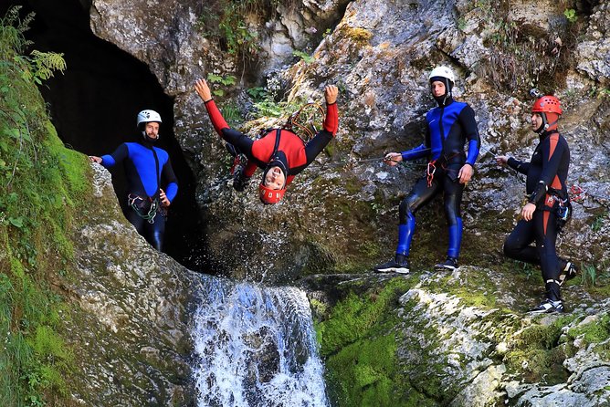 Bled and Bohinj Valley Canyoning With Hotel Pickup & Free Photos - What to Expect During the Trip