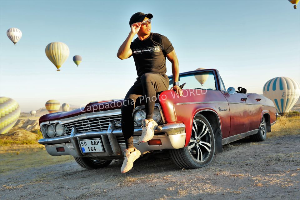 Cappadocia Photo Shoot With Classic Car and Flying Dress - Choosing the Perfect Time