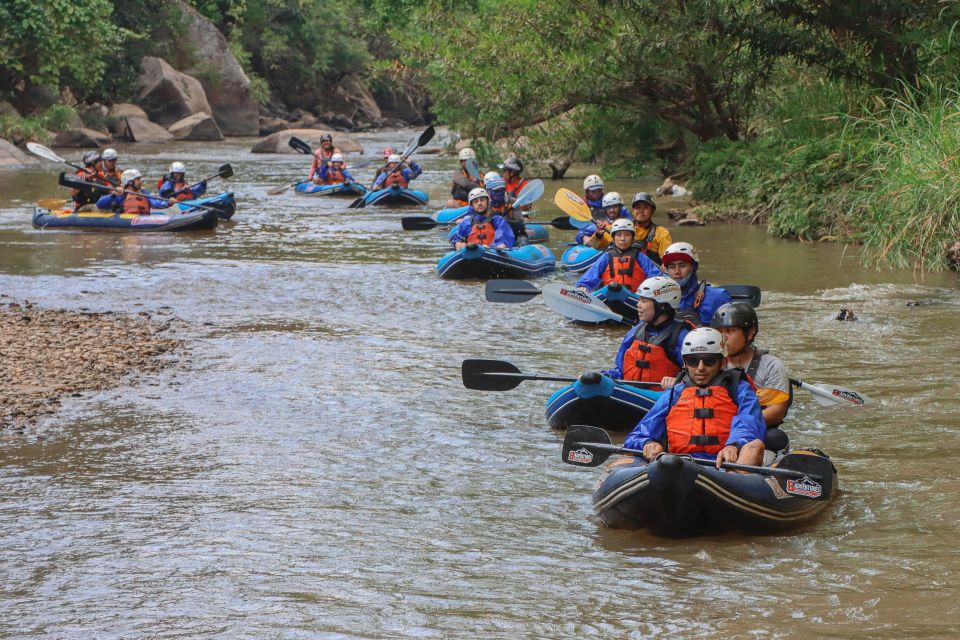 Chiang Mai: 3-Hour Trekking and Inflatable Kayaking Tour - Navigating Class 2 and 3 Rapids