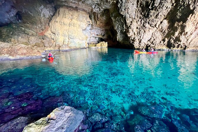 Cova Dels Orguens: Cave Exploring Kayak & Snorkel Tour in Javea - Exploring the Caves