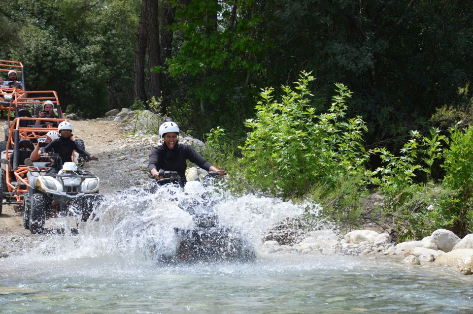 From Belek: Fully Combo Zipline, Quad Safari, Rafting, Lunch - Tour Exclusions