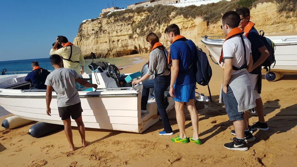 From Carvoeiro: Benagil Caves and Praia Da Marinha Boat Trip - Languages and Meeting Point