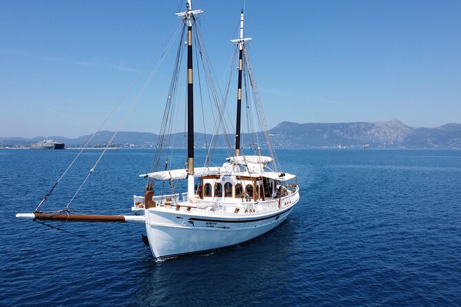 Full Day Cruise From Corfu in Classic Wooden Vessel, Swim & BBQ - Food and Beverage Offerings