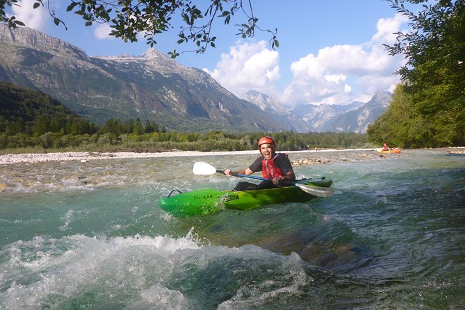 Guided Sit on Top Kayak Trip on Soca River - Soca Valley and River Scenery