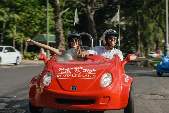 Hawaiian Style Scoot Coupe Rental for the Day - Pricing and Payment Options