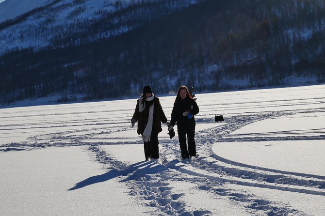 Ice Fishing On The Fjord - Transportation