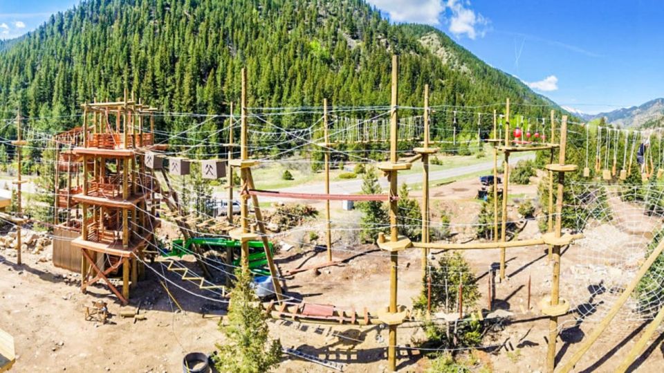 Idaho Springs: Ropes Challenge Course Ticket - Weight Limit and Accompanying Adults