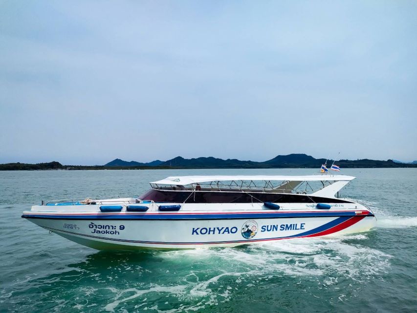 Krabi: Speed Boat Transfer to Koh Yao - Additional Information