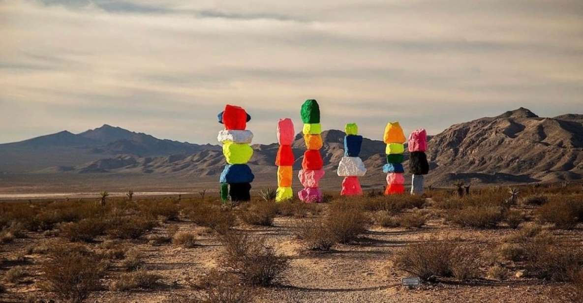 Las Vegas: Private 7 Magic Mountains and Vegas Sign Car Trip - Duration and Itinerary