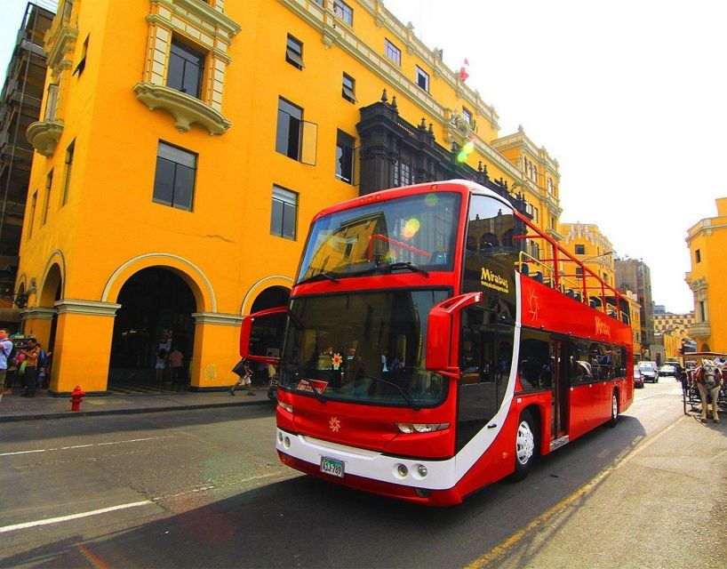 Lima: Panoramic Sightseeing Bus, Walking, and Catacombs Tour - Accessibility Features