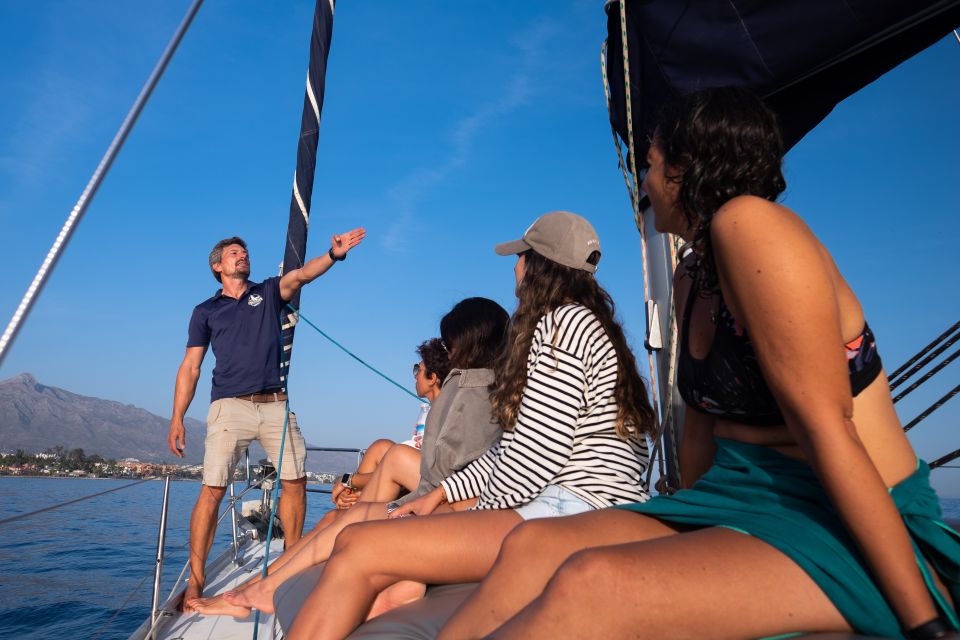 Marbella: Sailing & Dolphin Watching With Snacks and Drinks - Accessibility and Restrictions