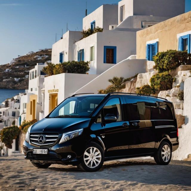 Mykonos Disposal Service: Full Day Private Driver- Minivan - Booking Process