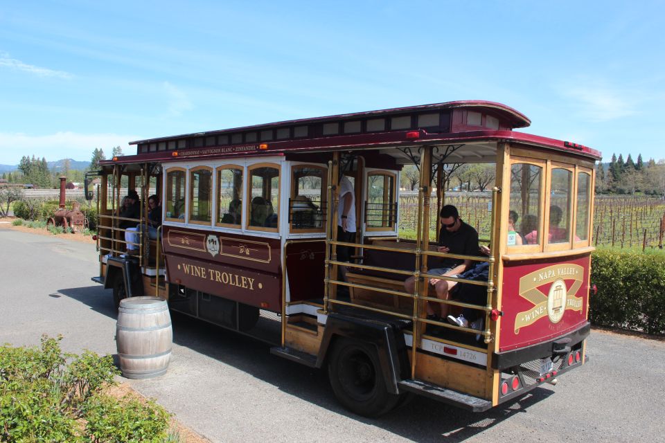 Napa Valley: Wine Tasting Tour by Open Air Trolley & Lunch - Important Information to Note