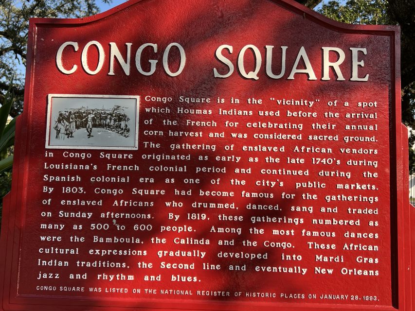 New Orleans : African American Heritage Walking Tour - Congo Square Exploration