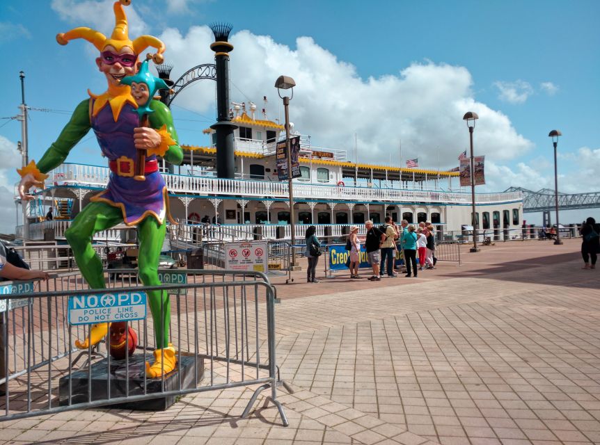 New Orleans: Creole Queen History Cruise With Optional Lunch - Departure Times and Safety