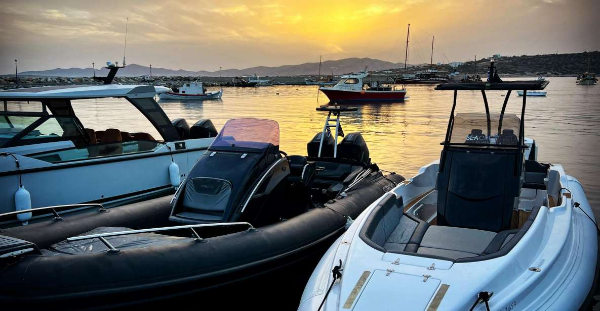 Paros: Premium Boat Private Cruise With Sunset Viewing - Ideal Occasions