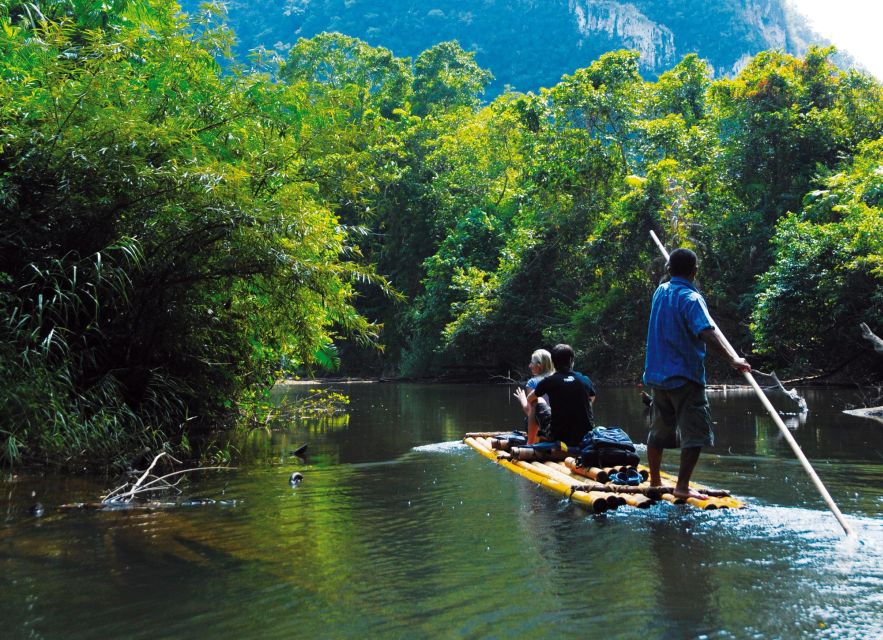 Phuket: Bamboo Rafting, ATV (Optional), Elephant Bathing. - Monkey Cave