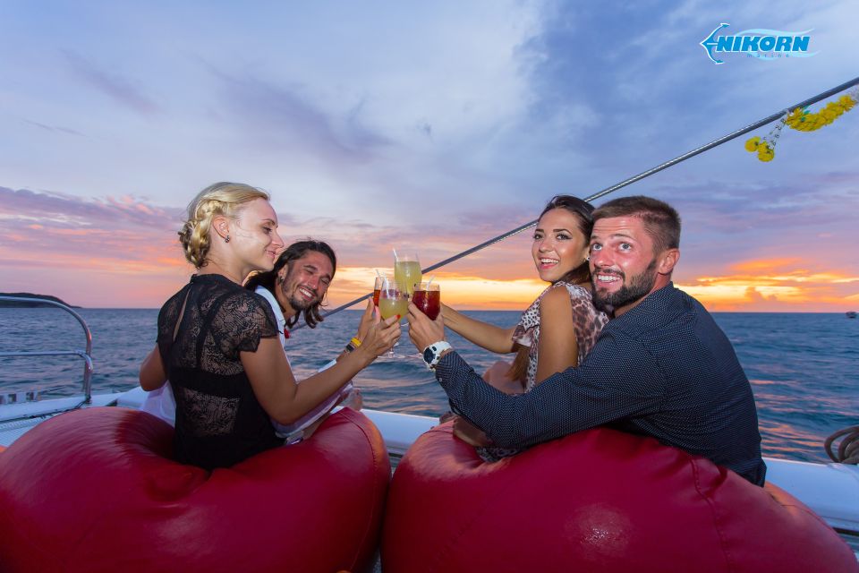 Phuket: Coral Island Day Trip and Sunset Dinner by Catamaran - Frequently Asked Questions