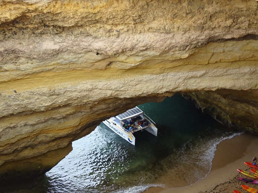 Portimão: Benagil Caves & Golden Coast Eco Catamaran Tour - Itinerary and Duration