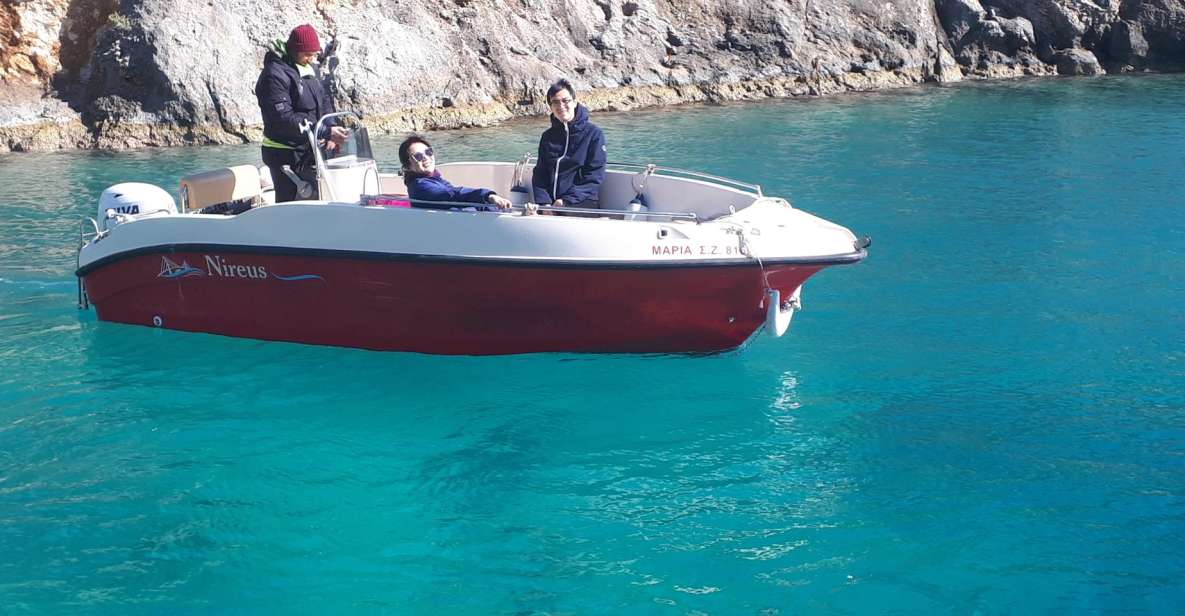 Porto Vromi: Navagio Beach & Blue Caves Private Boat Tour - Meeting Point Details