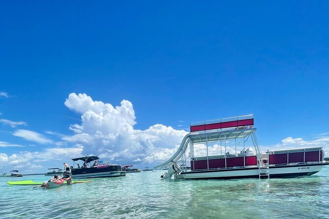 Private Crab Island Double Slides Pontoon Charter - Customer Experiences and Reviews