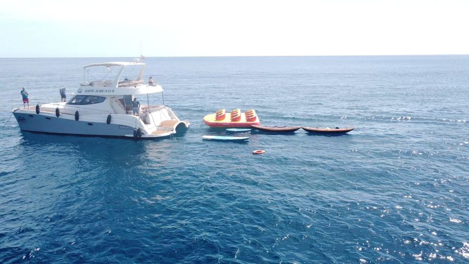 Puerto Del Carmen: Catamaran Trip With Water Sports - Onboard Refreshments