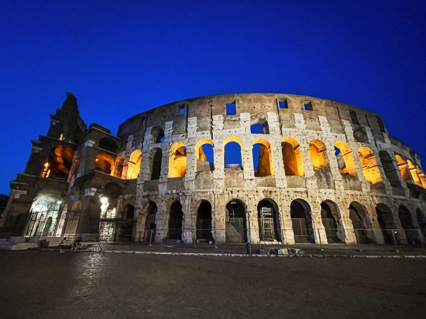 Rome: Colosseum by Night With Underground & Arena Floor Tour - Avoiding Daytime Crowds