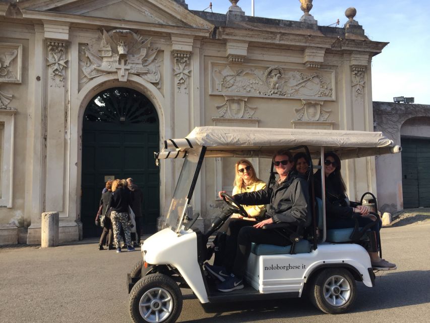 Rome: Evening Golf Cart Tour With Aperitivo - Highlights of the Evening