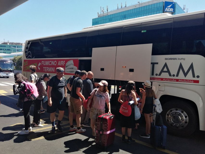 Rome: Fiumicino Airport Shuttle Bus to Rome City Center - Booking Process