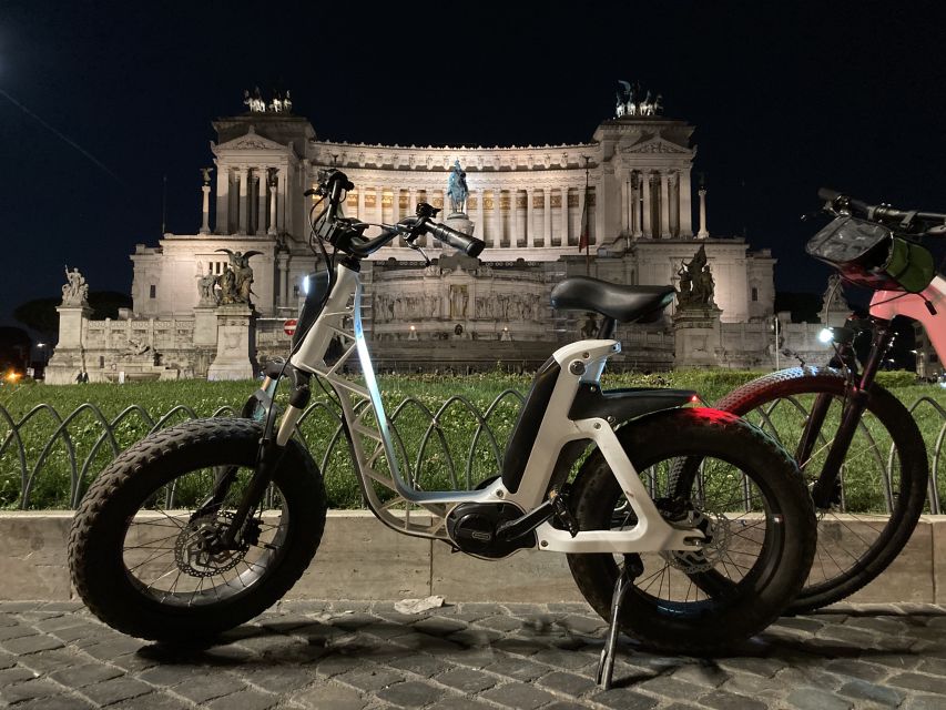 Rome: Night E-Bike Tour With Pizza Option - Booking and Pricing