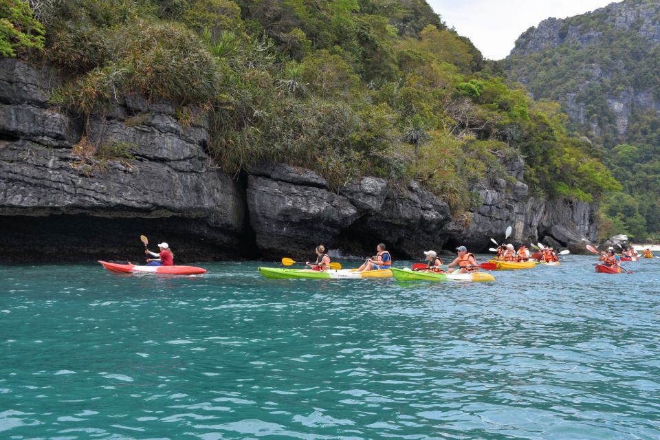 Samui: Angthong Marine Park Boat Tour W/ Transfer and Meals - Optional Kayaking Activities