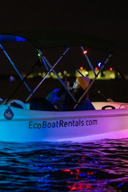 San Diego: Night Date Glow Pedal Boat With Downtown Views - Meeting Point and Parking